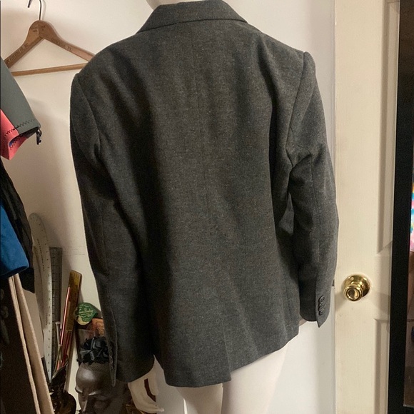 House Of Cavani Herringbone Gray Blazer - Picture 6 of 15